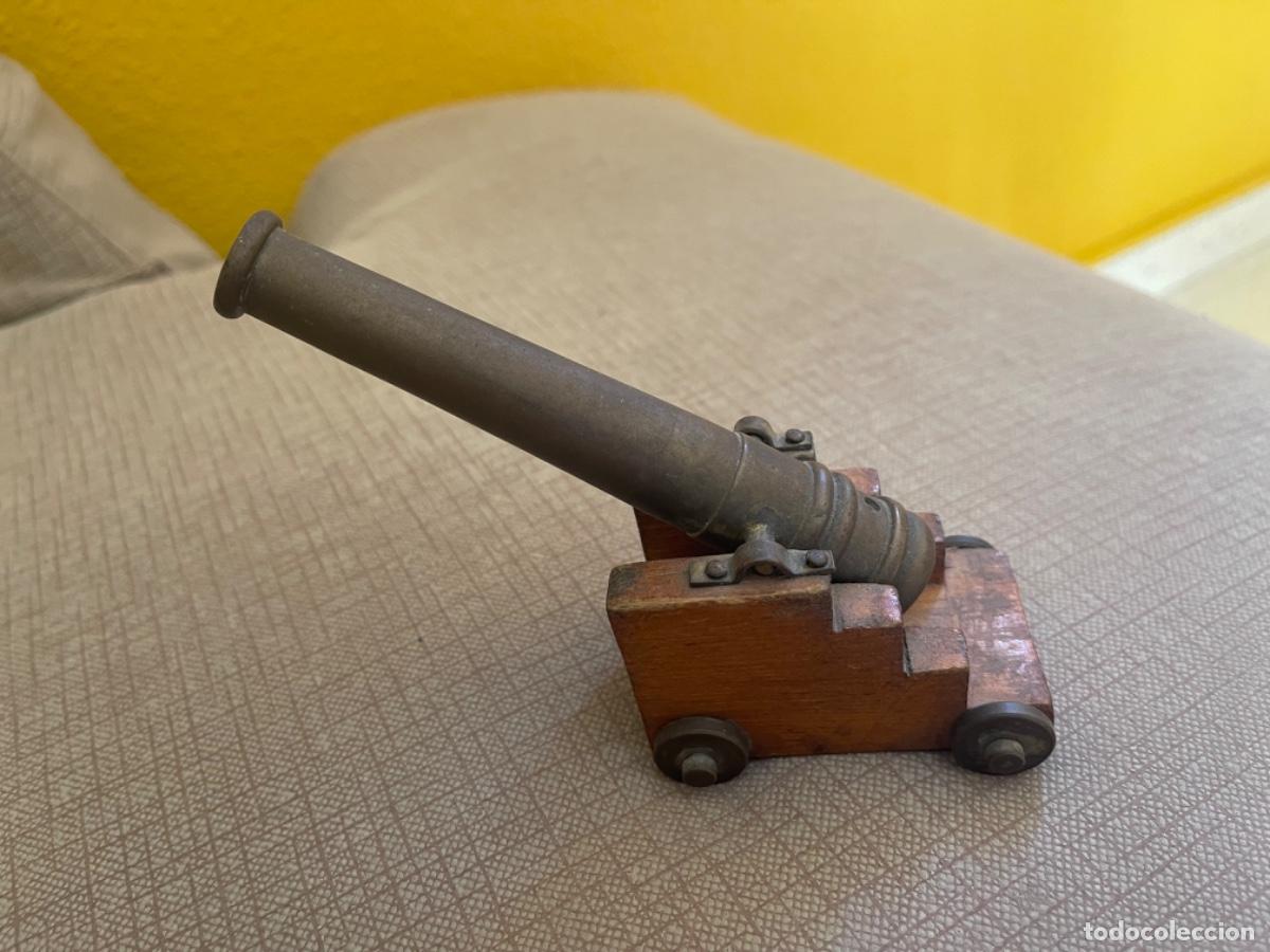 Militaria: CA&Ntilde;ON EN BRONCE 12,5 CM - Foto 1