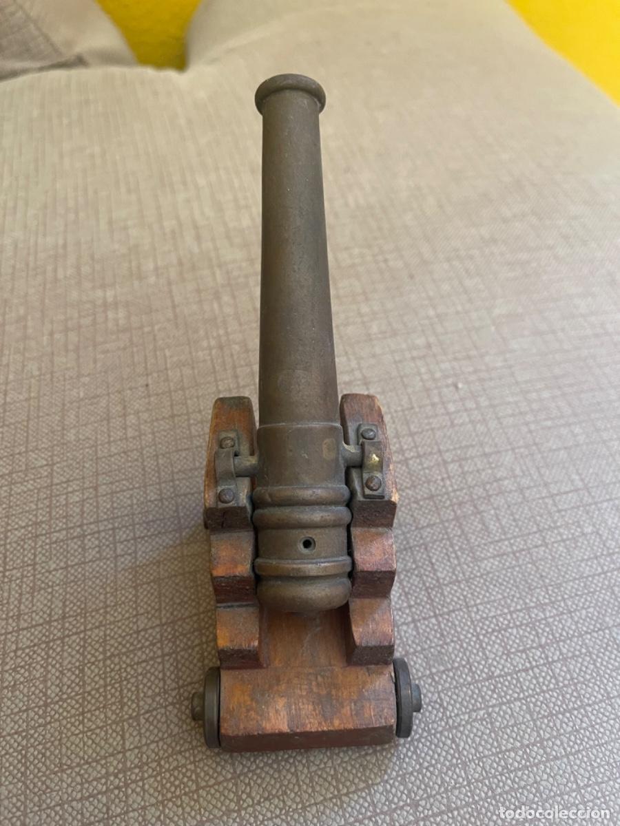 Militaria: CA&Ntilde;ON EN BRONCE 12,5 CM - Foto 2