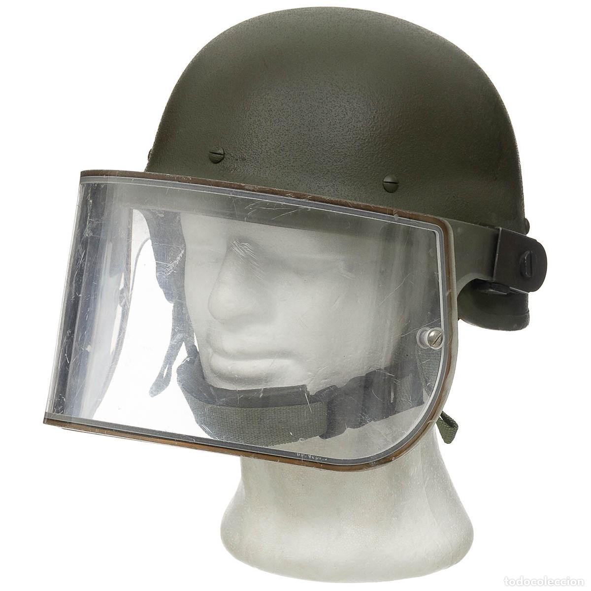 Militaria: CASCO BALISTICO CON VISERA EJERCITO ITALIANO - Foto 1