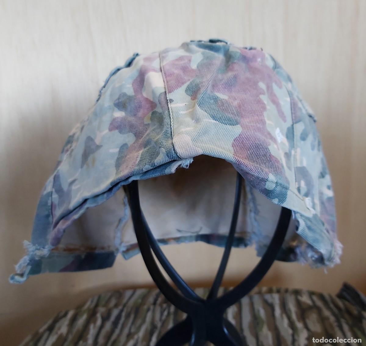 Militaria: Funda para casco, fabricaci&oacute;n de cuartel - Foto 1