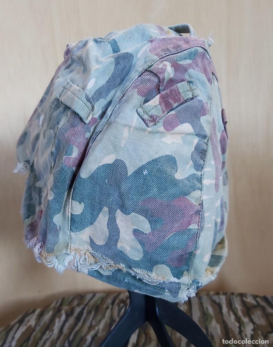 Militaria: Funda para casco, fabricaci&oacute;n de cuartel - Foto 2