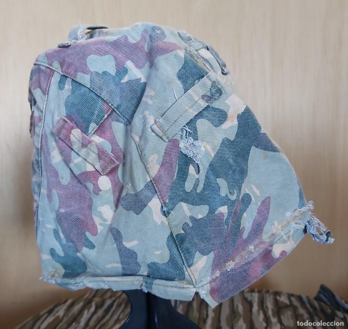 Militaria: Funda para casco, fabricaci&oacute;n de cuartel - Foto 3