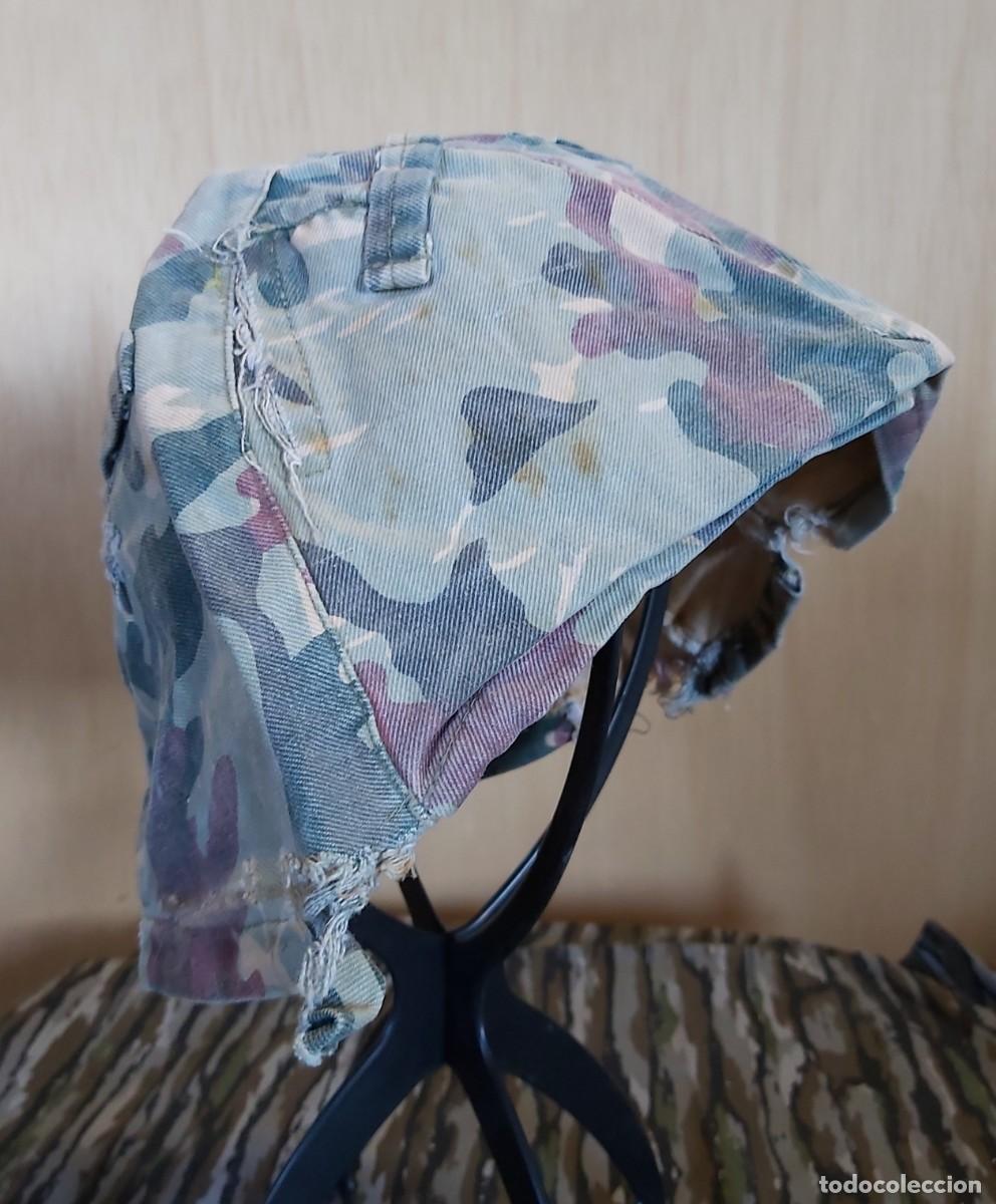 Militaria: Funda para casco, fabricaci&oacute;n de cuartel - Foto 4