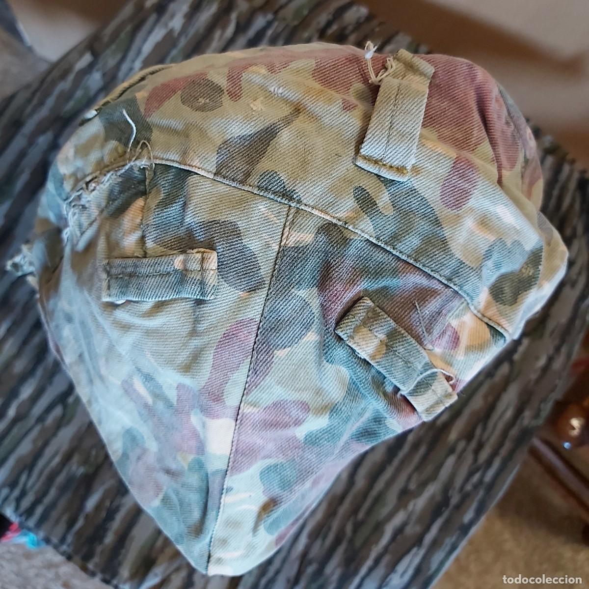 Militaria: Funda para casco, fabricaci&oacute;n de cuartel - Foto 5