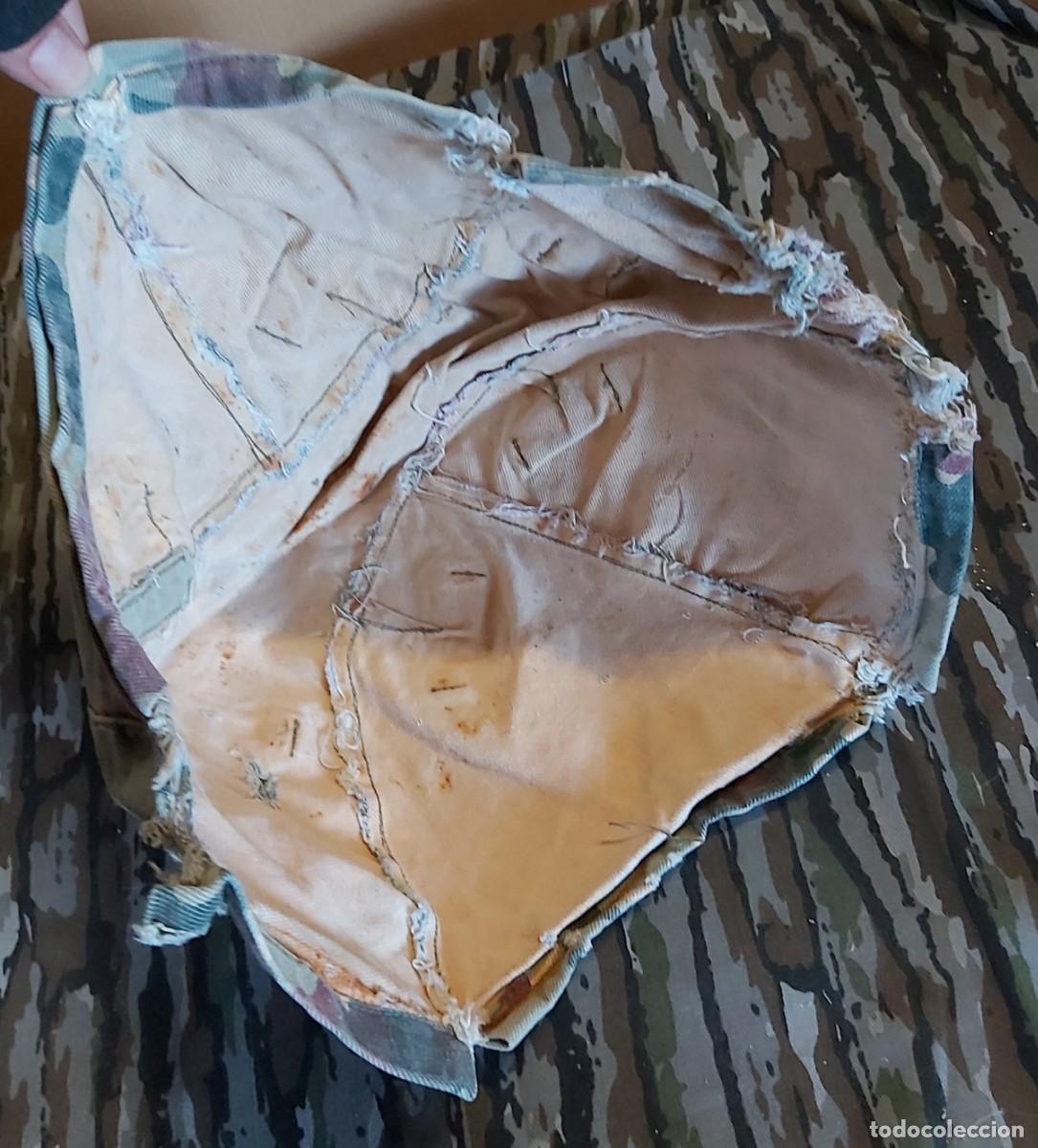 Militaria: Funda para casco, fabricaci&oacute;n de cuartel - Foto 6