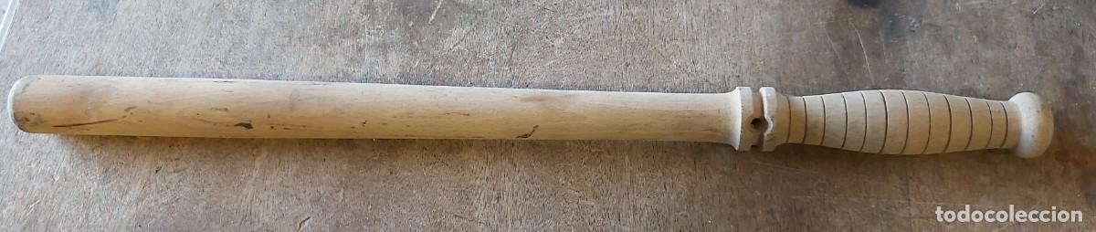 Militaria: Defensa de madera, sin pintar - Foto 1