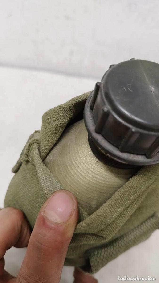 Militaria: Antigua cantimplora militar,con su funda - Foto 7