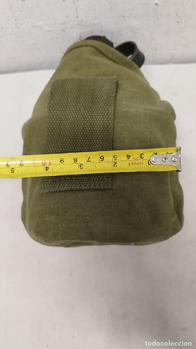 Militaria: Antigua cantimplora militar,con su funda - Foto 10