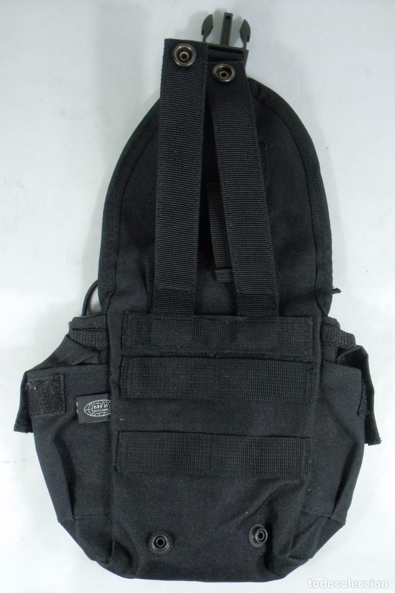 Militaria: FUNDA CANTIMPLORA NEGRA MFH NUEVA A ESTRENAR - Foto 4