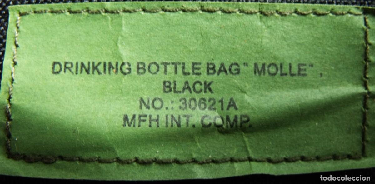 Militaria: FUNDA CANTIMPLORA NEGRA MFH NUEVA A ESTRENAR - Foto 5