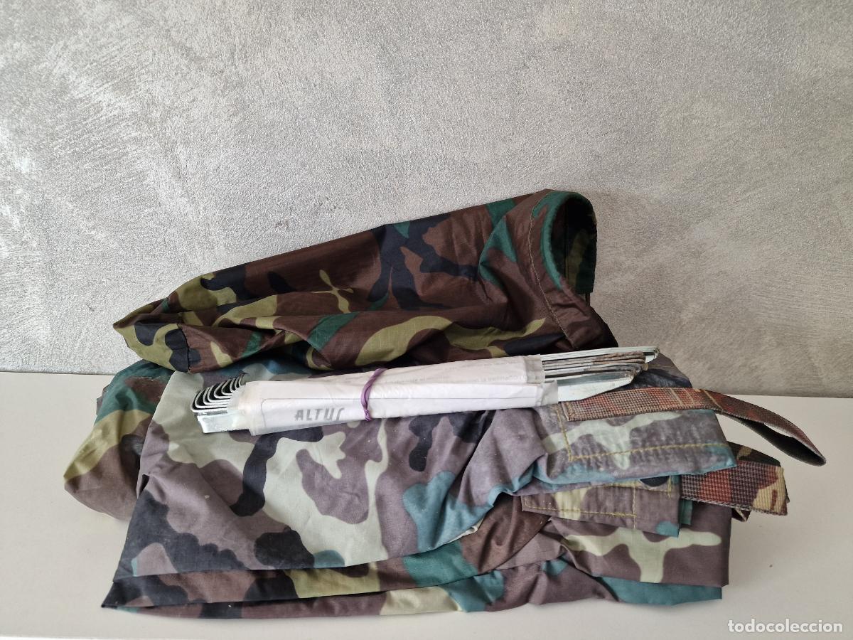 Militaria: TECHO Y FUNDA VIVAC EJERCITO ESPA&Ntilde;OL MILITAR - Foto 4
