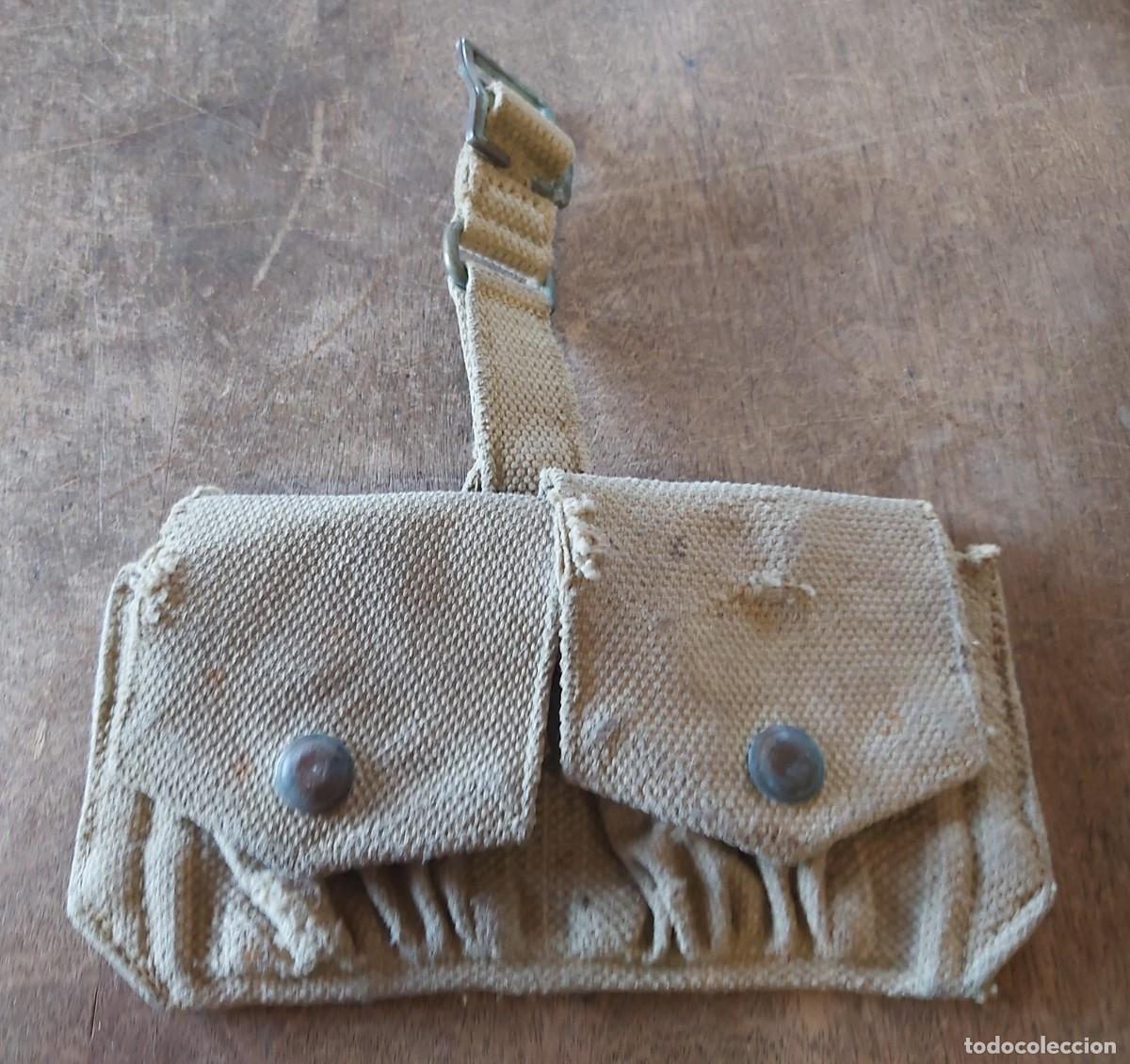 Militaria: Parte de correaje con dos departamentos - Foto 1