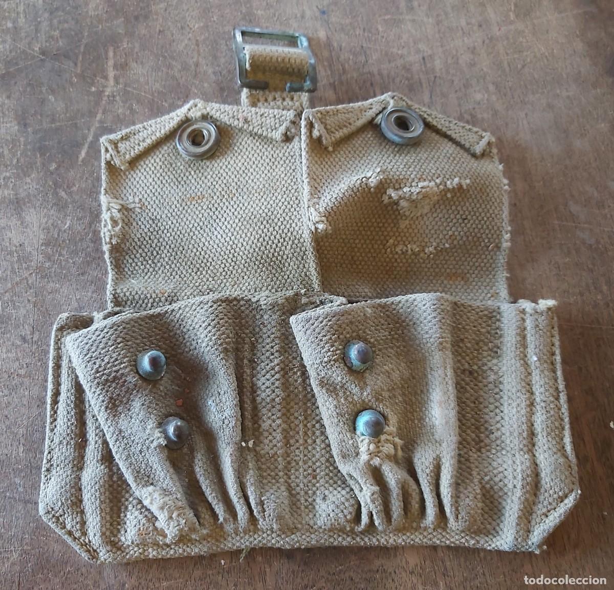 Militaria: Parte de correaje con dos departamentos - Foto 2
