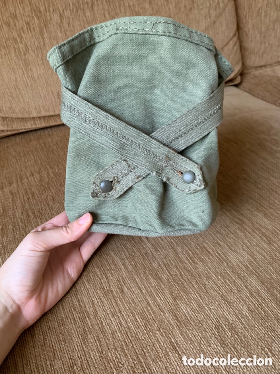 Militaria: ANTIGUA FUNDA DE CANTIMPLORA MODELO 67 - Foto 2