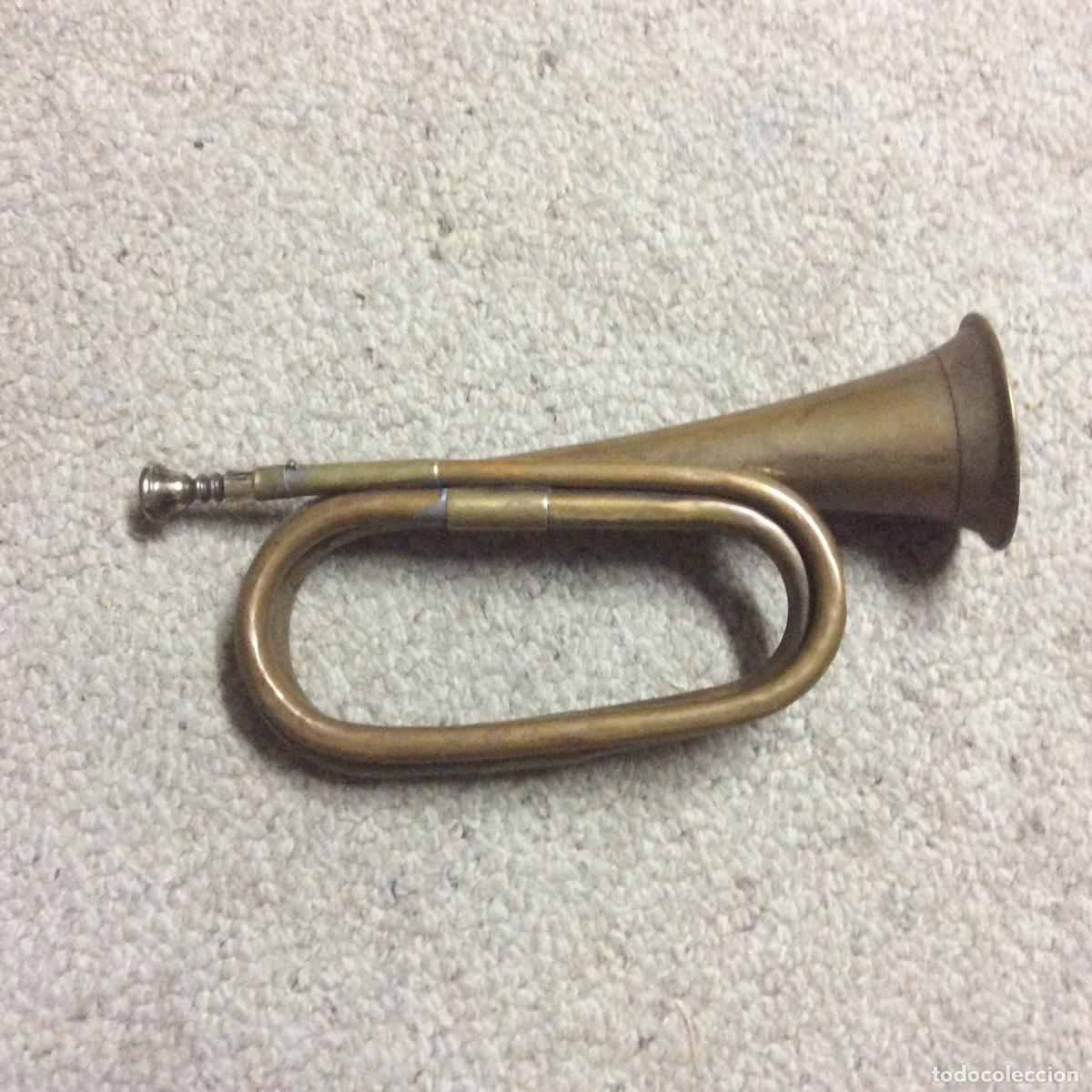 Militaria: Corneta instrumento de aire - Foto 1