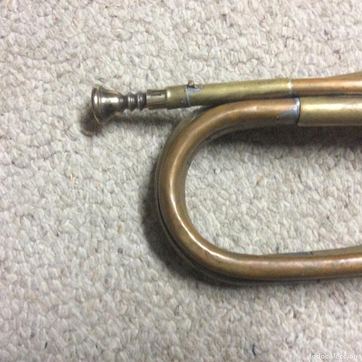 Militaria: Corneta instrumento de aire - Foto 5