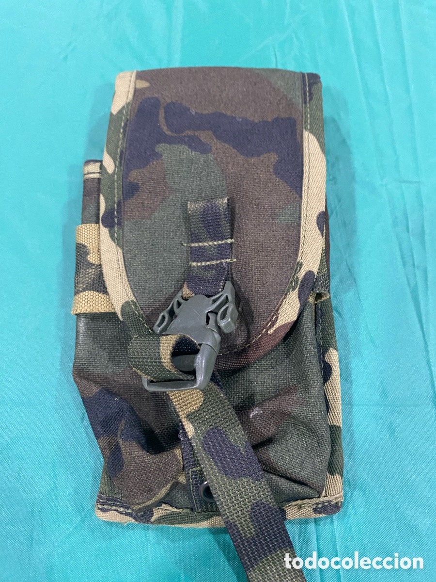 Militaria: BOLSILLO PARA PORTA EQUIPOS DE COMBATE O FUNDA CARGADOR EJ&Eacute;RCITO ESPA&Ntilde;OL