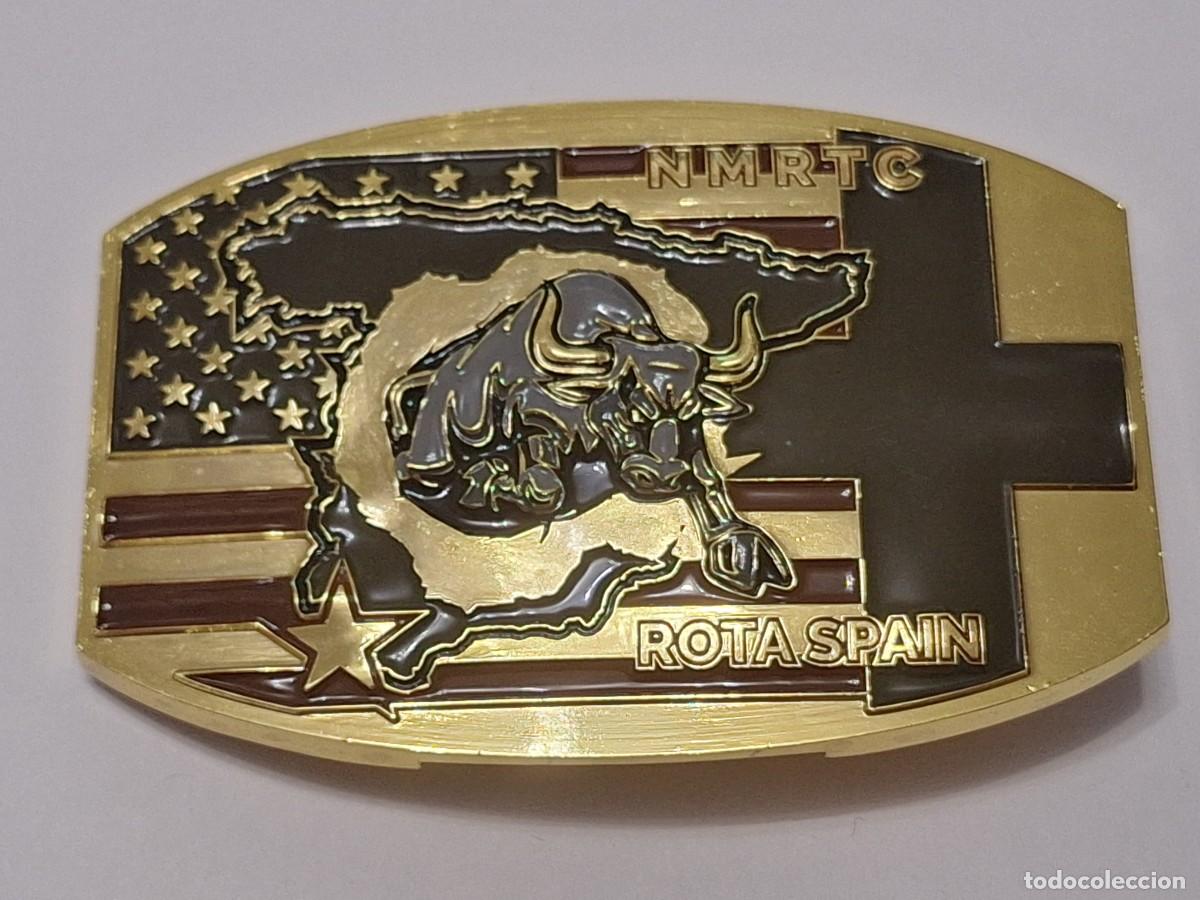 Militaria: Hebilla de la base naval de Rota. Totalmente nueva. - Foto 1