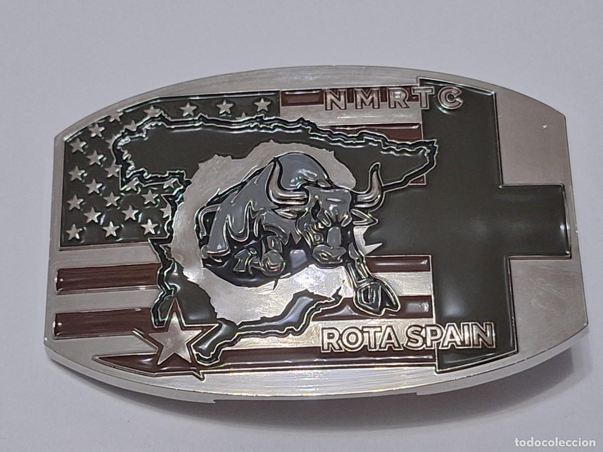 Militaria: Hebilla de la base naval de Rota. Totalmente nueva. - Foto 1