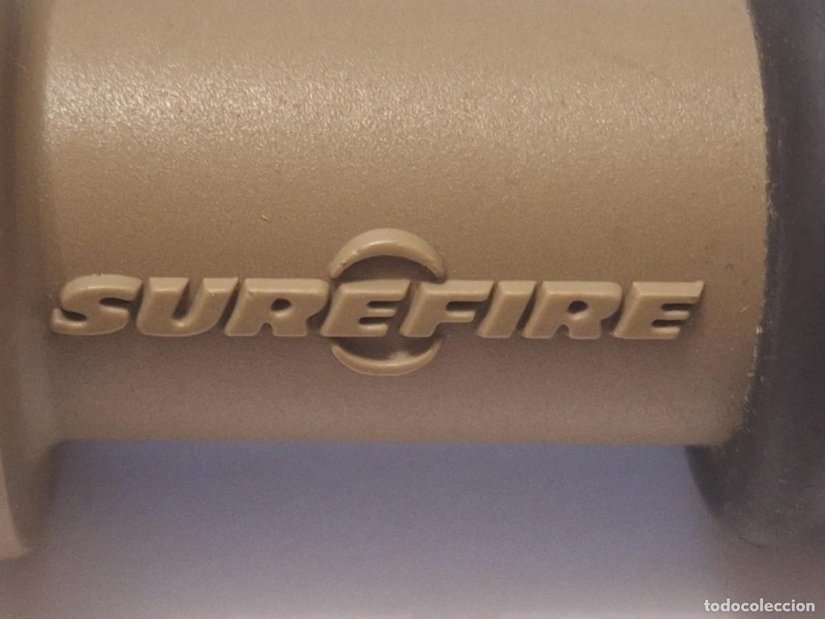 Militaria: Linterna SUREFIRE con filtro - Foto 2