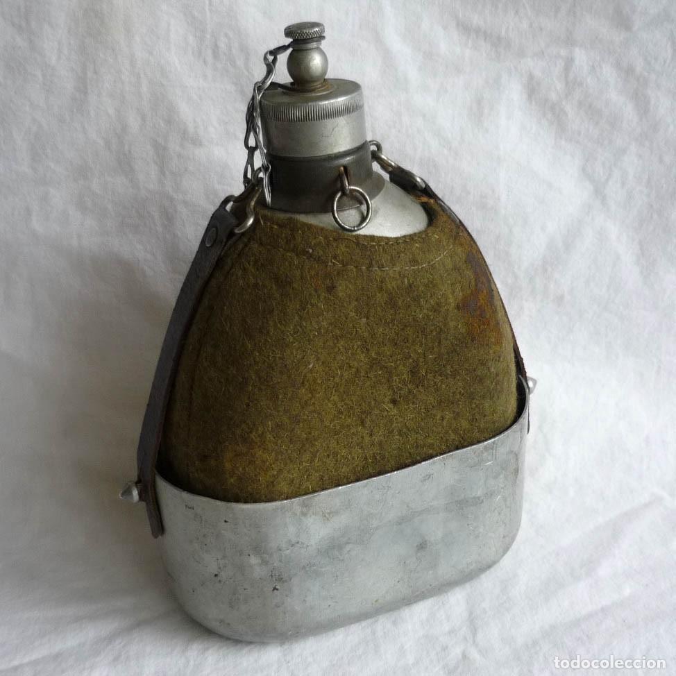 Militaria: Cantimplora de aluminio militar - Foto 1