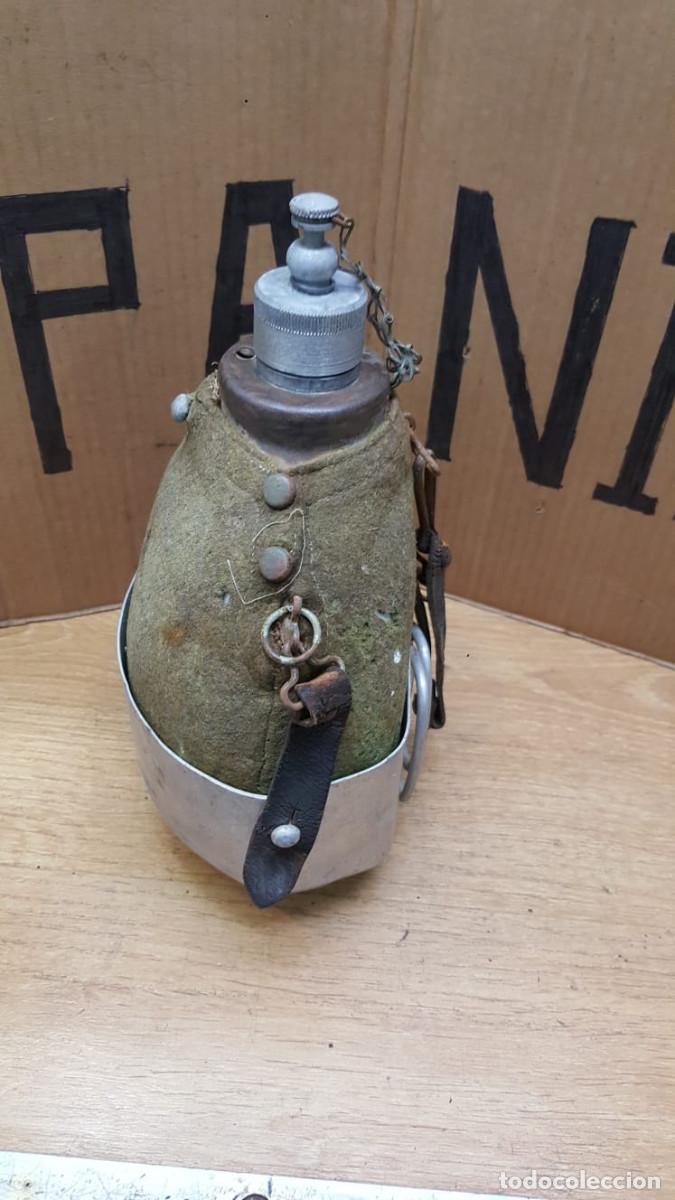 Militaria: ANTIGUA CANTIMPLORA CON CACILLO - Foto 2