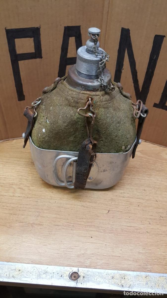Militaria: ANTIGUA CANTIMPLORA CON CACILLO - Foto 3