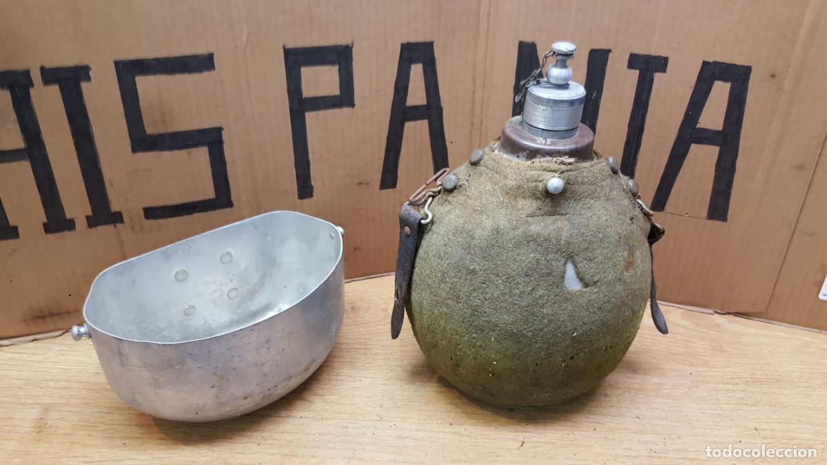 Militaria: ANTIGUA CANTIMPLORA CON CACILLO - Foto 5