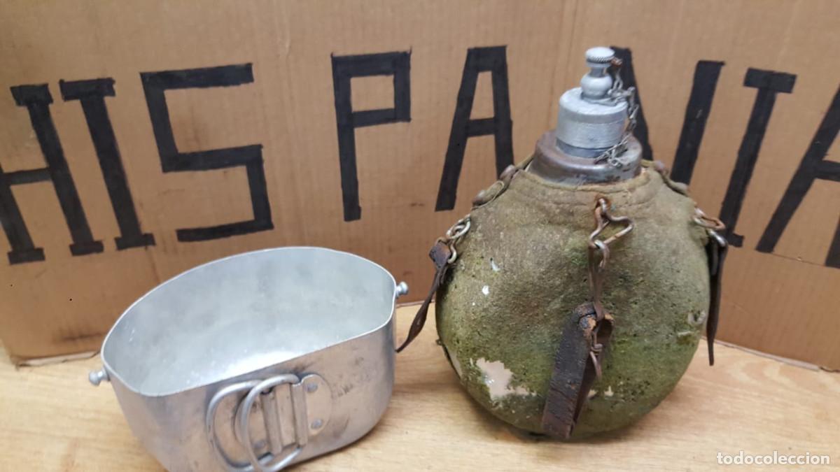 Militaria: ANTIGUA CANTIMPLORA CON CACILLO - Foto 6