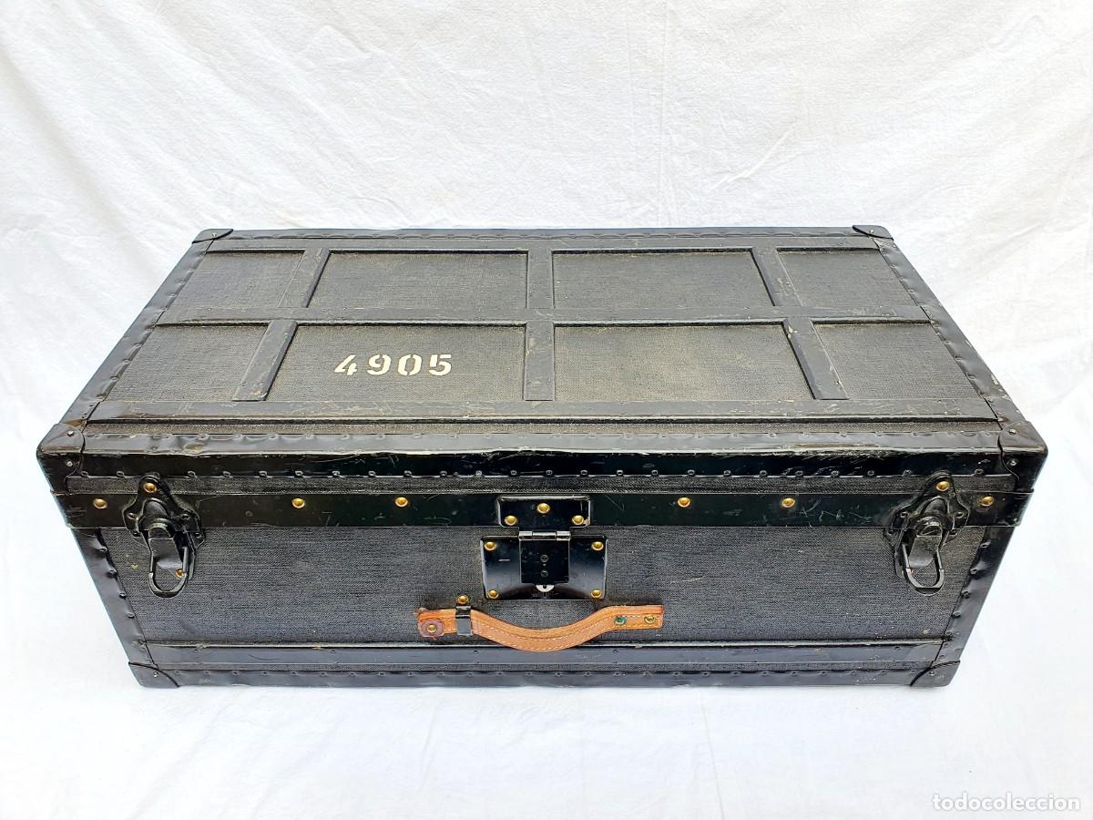 Militaria: Ba&uacute;l, cofre militar suizo. - Foto 1