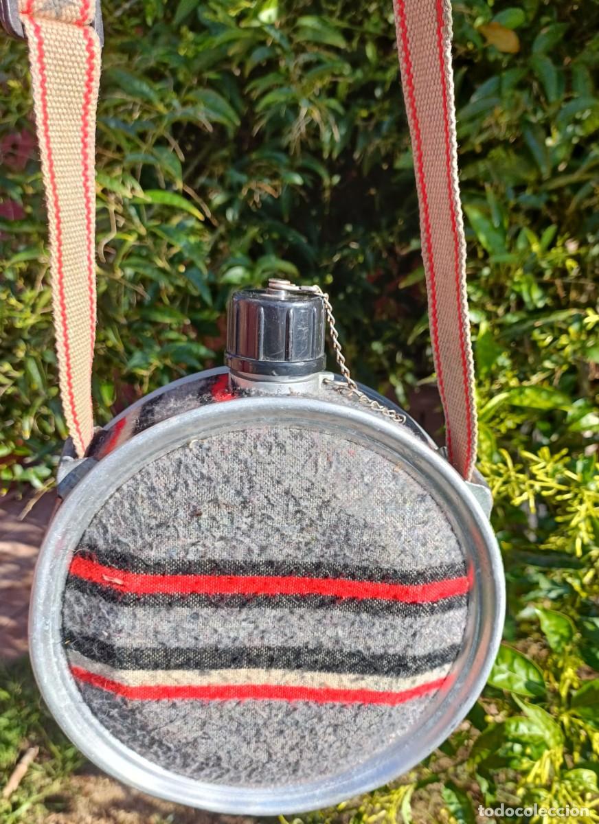Militaria: Antigua cantimplora de aluminio LAKEN - Foto 1