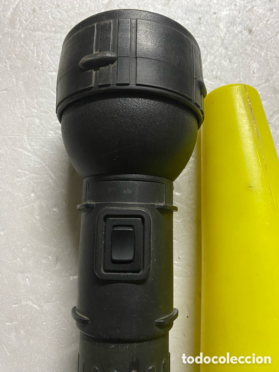 Militaria: LINTERNA POLIC&Iacute;A Y CONO ECOYMA - Foto 2