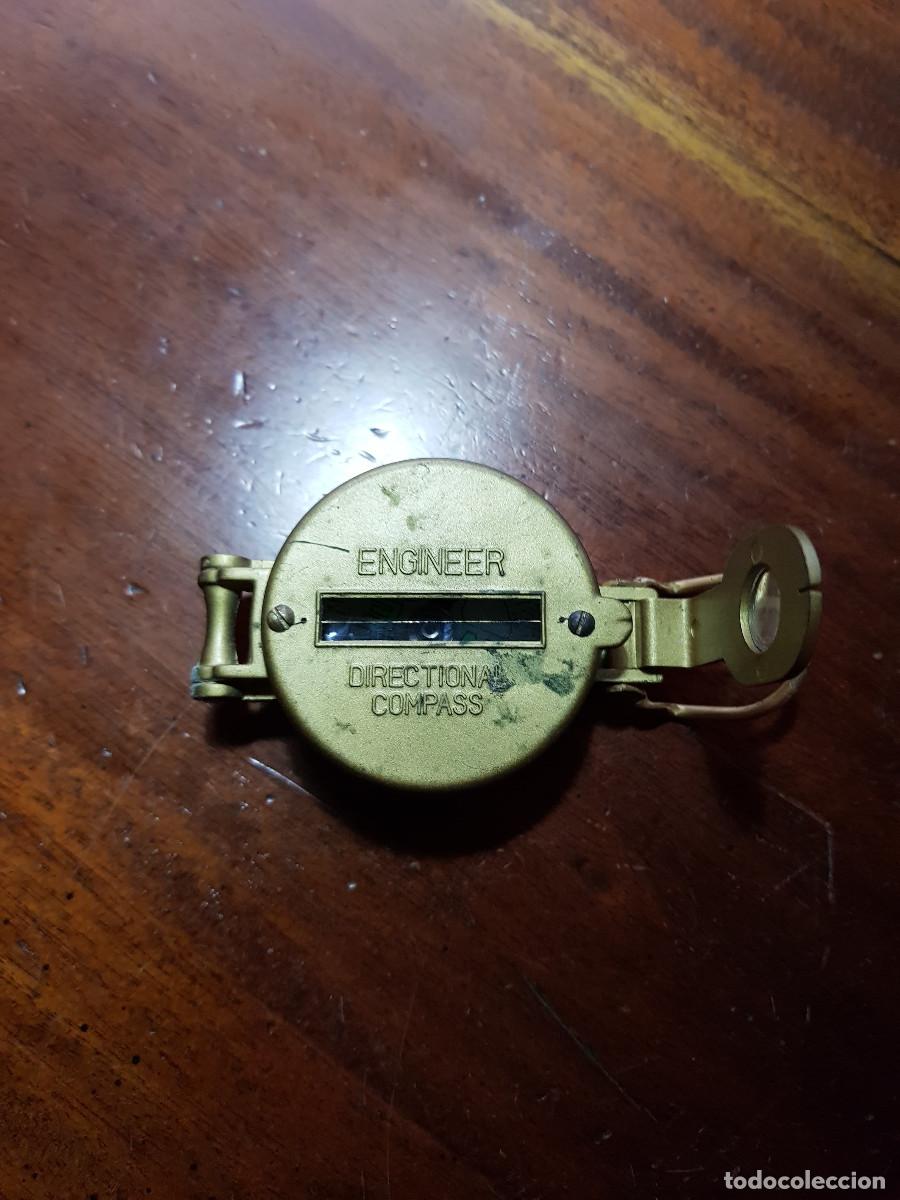 Militaria: ANTIGUA BRUJULA -ENGINEER DIRECTIONAL COMPASS - Foto 3