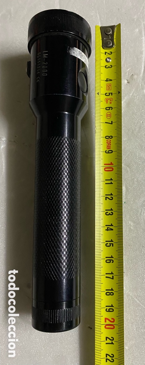 Militaria: LINTERNA RECARGABLE POLIC&Iacute;A - Foto 1