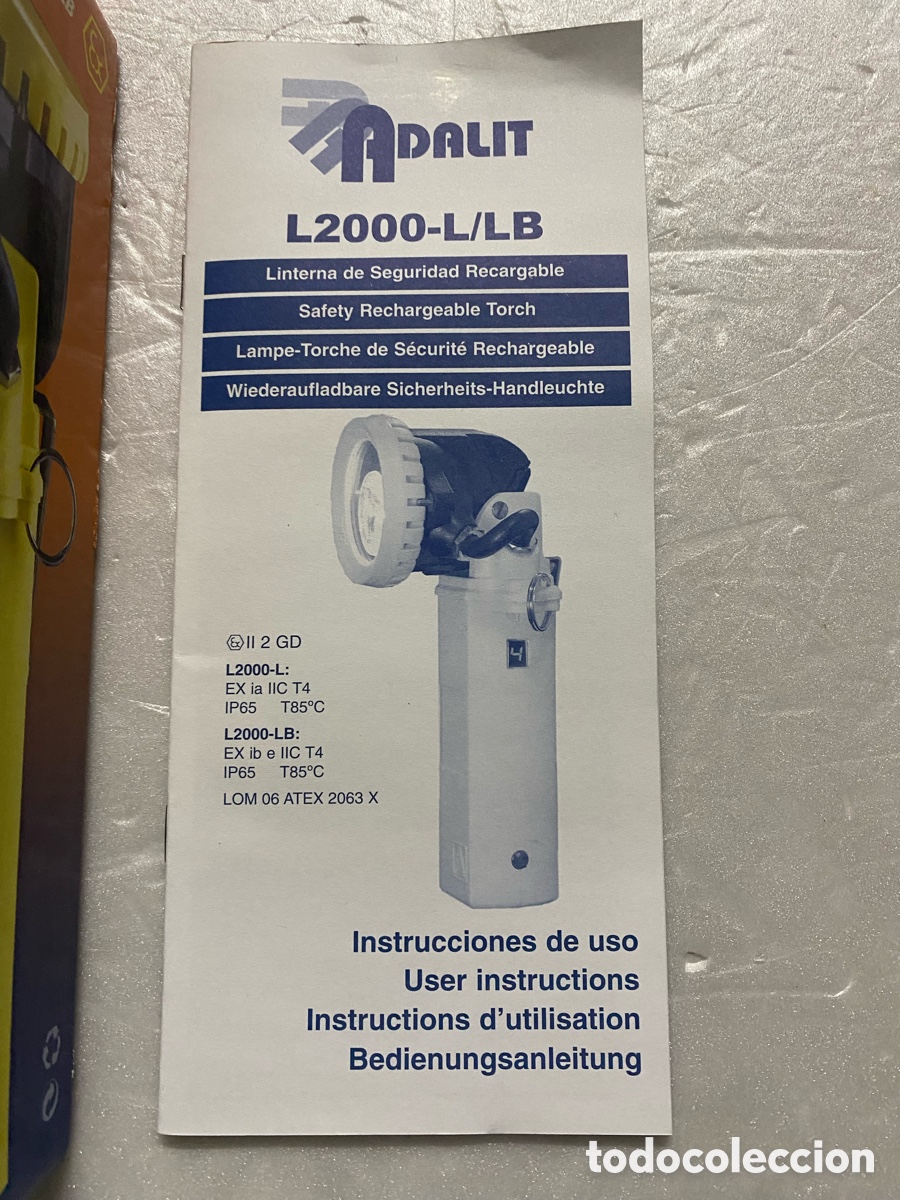 Militaria: CAJA PARA LINTERNA ADALIT L2000-L/LB - Foto 3