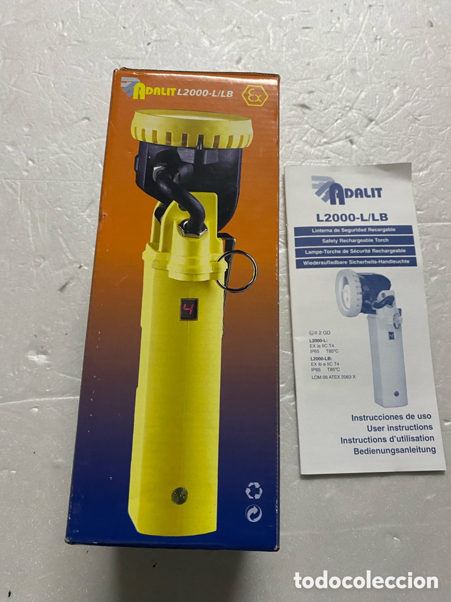 Militaria: CAJA PARA LINTERNA ADALIT L2000-L/LB - Foto 4