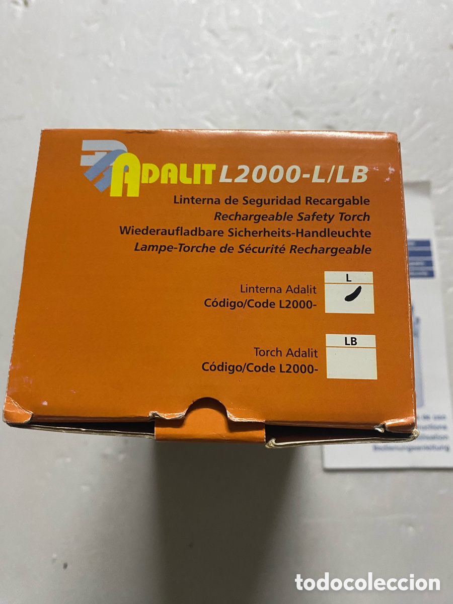Militaria: CAJA PARA LINTERNA ADALIT L2000-L/LB - Foto 5