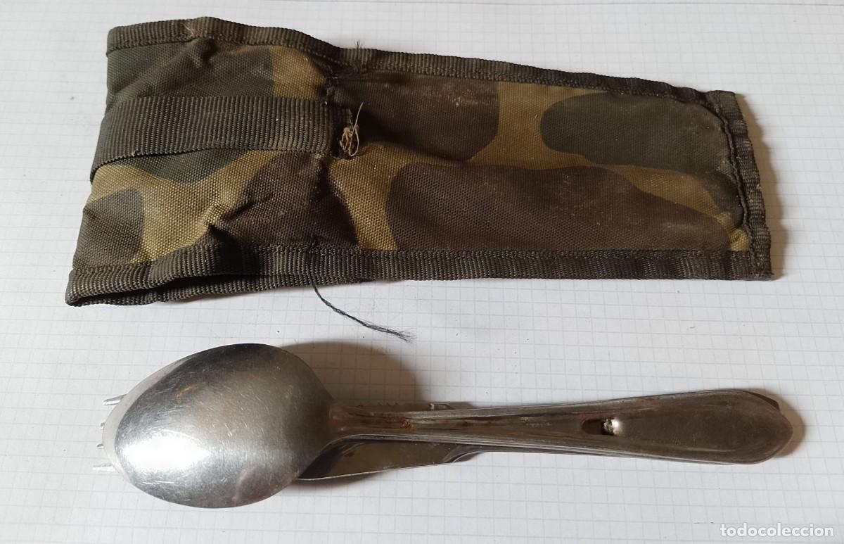 Militaria: Cubiertos militares con funda - Foto 2