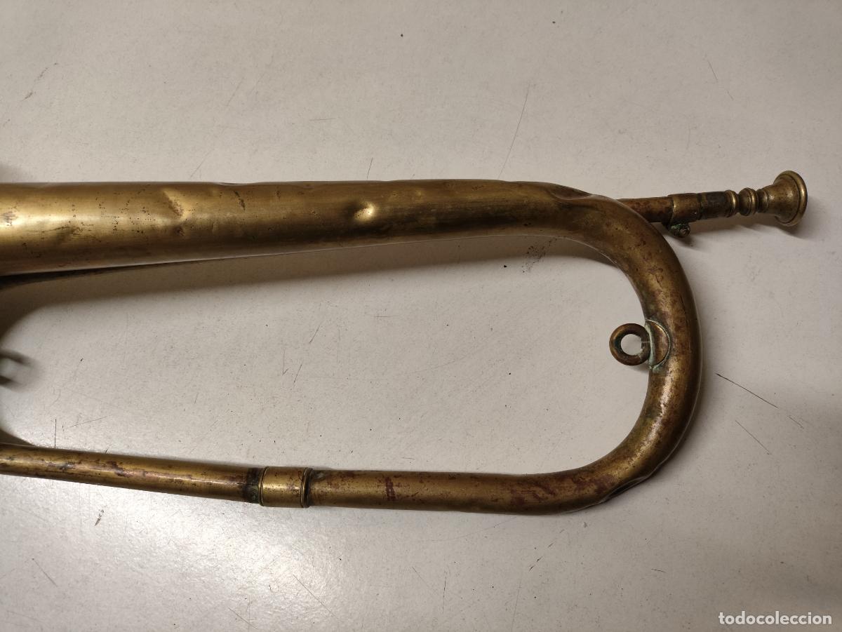 Militaria: ANTIGUA CORNETA MILITAR - Foto 5
