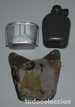 Militaria: MARMITA CANTIMPLORA CON FUNDA PIXELADA BOSCOSA E.T. - Foto 3