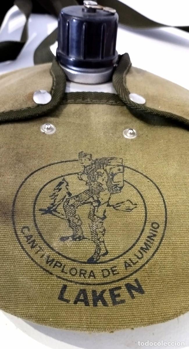 Militaria: Cantimplora vintage LAKEN, Con forro y correa - Foto 4