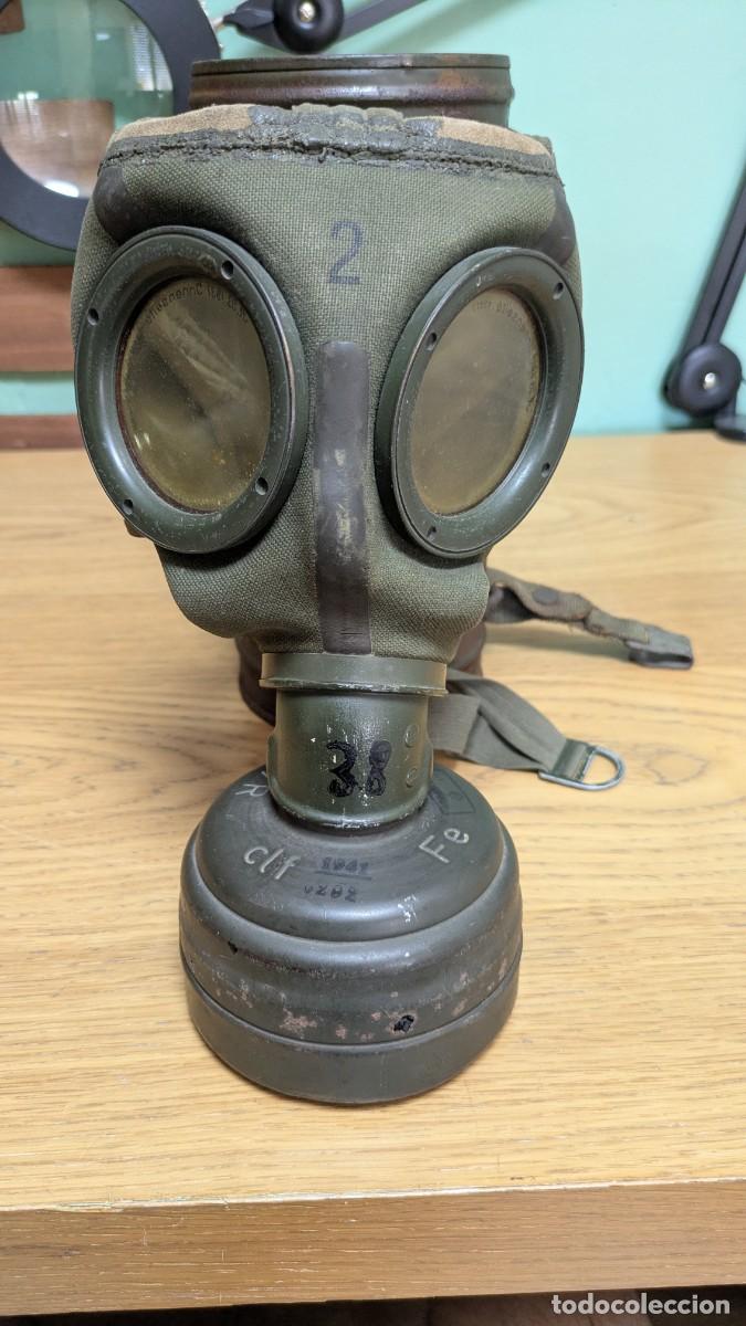 Militaria: mascara antig&aacute;s m38 completa original ww2