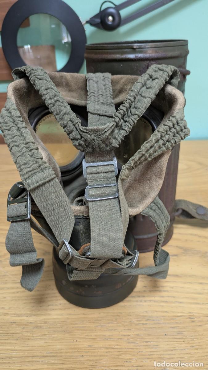 Militaria: mascara antig&aacute;s m38 completa original ww2 - Foto 3