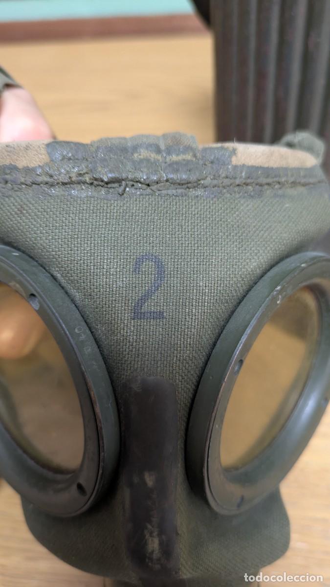 Militaria: mascara antig&aacute;s m38 completa original ww2 - Foto 8