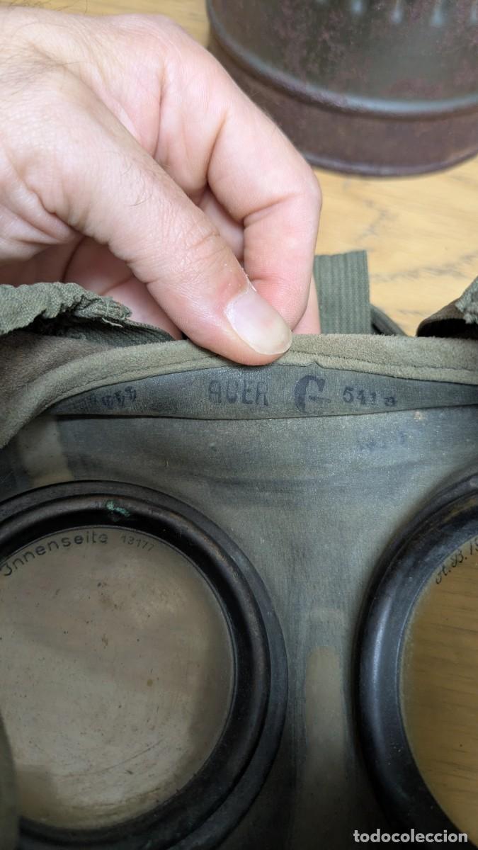 Militaria: mascara antig&aacute;s m38 completa original ww2 - Foto 12