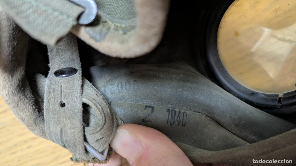 Militaria: mascara antig&aacute;s m38 completa original ww2 - Foto 14