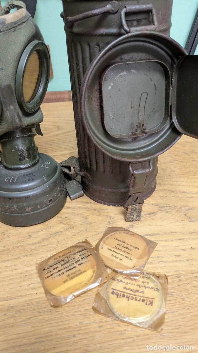 Militaria: mascara antig&aacute;s m38 completa original ww2 - Foto 25