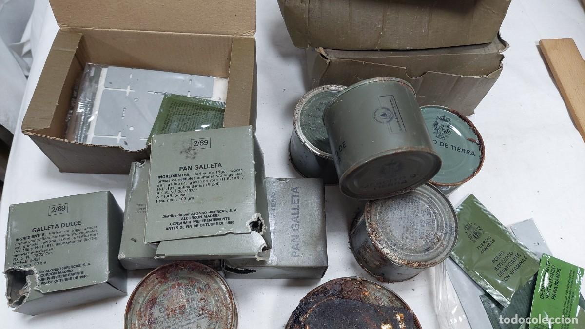 Militaria: Gran lote raciones ej&eacute;rcito espa&ntilde;ol - Foto 3
