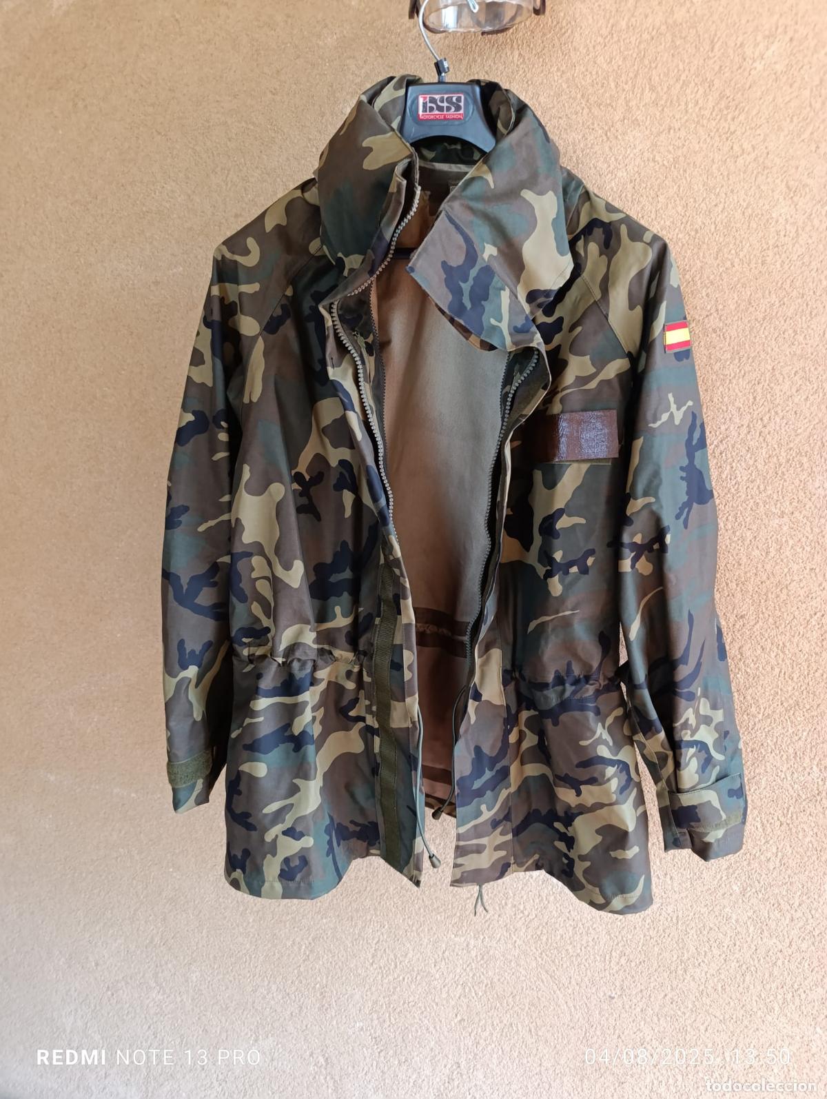 Militaria: UNIFORME EXTERIOR INTERPERIE IMPERMEABLE MIMETIZADO EJERCITO - Foto 2