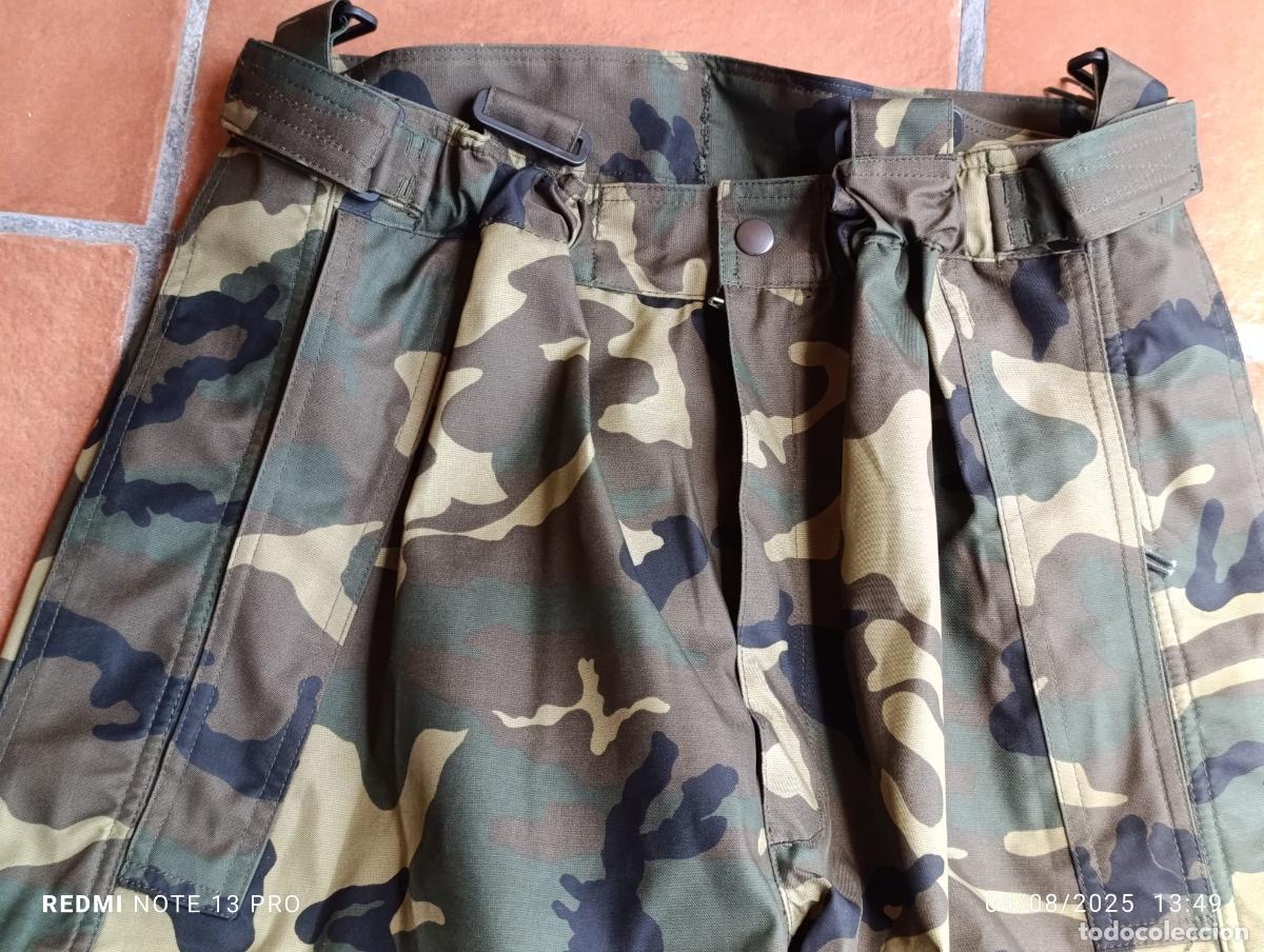 Militaria: UNIFORME EXTERIOR INTERPERIE IMPERMEABLE MIMETIZADO EJERCITO - Foto 5